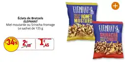 Coccinelle Express Elephant - éclats de bretzels offre