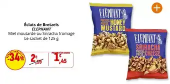 Coccinelle Express Elephant - éclats de bretzels offre