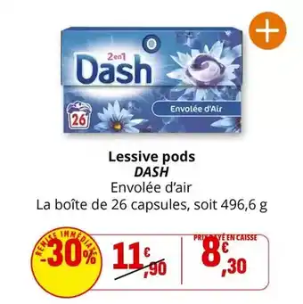 Coccinelle Express Dash - lessive pods offre