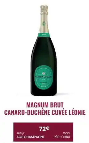 Nicolas Canard-duchene - magnum brut cuvee léonie offre