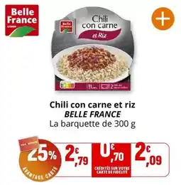 Coccinelle Express Belle france - chili con carne et riz offre