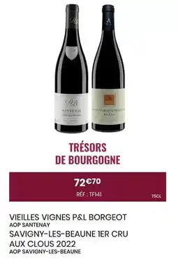 Nicolas Db - vieilles vignes p&l borgeot aop santenay offre