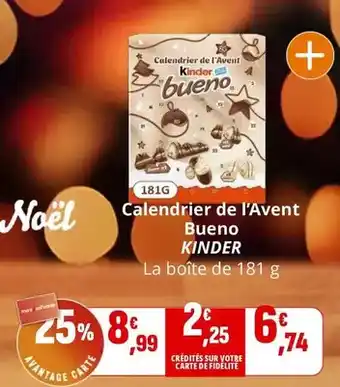 Coccinelle Express Kinder - calendrier de l'avent bueno offre
