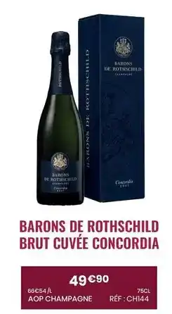 Nicolas Brut - barons de rothschild cuvée concordia offre