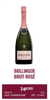 Nicolas Bollinger - brut rosé offre