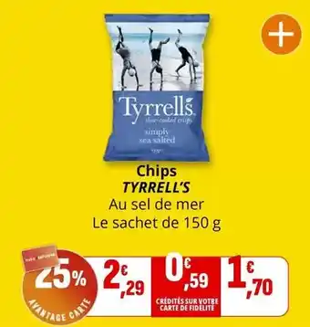 Coccinelle Express Tyrrells - chips offre