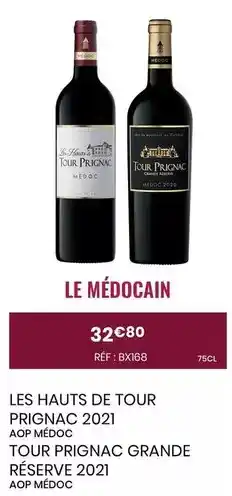Nicolas Les hauts de tour prignac - 2021 aop médoc tour prignac grande réserve 2021 aop médoc offre