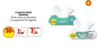Coccinelle Express Pampers - lingettes bébé offre