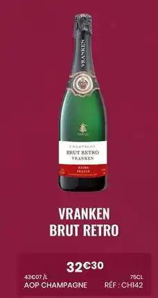 Nicolas Brut - vranken retro offre