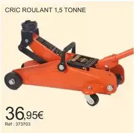 Autobacs Cric roulant 1,5 tonne offre