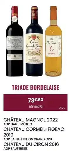 Nicolas Château - magnol 2022 offre