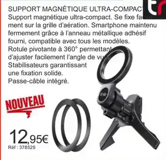 Autobacs Fa - support magnétique ultra-compact offre