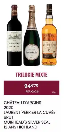 Nicolas Perrier - chateau d'arcins 2020 offre