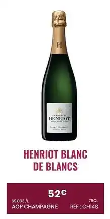 Nicolas Henriot blanc de blancs offre