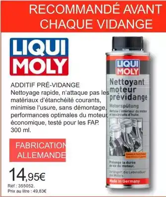 Autobacs Liqui moly - nettoyage rapid offre