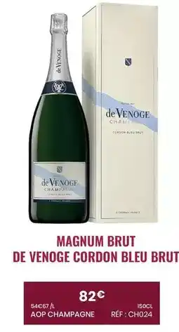 Nicolas Magnum - brut de venoge cordon bleu brut offre