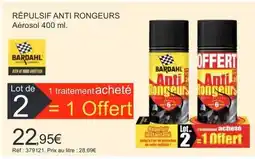 Autobacs Bardahl - répulsif anti rongeurs aérosol 400 ml offre