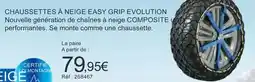 Autobacs Chaussettes à neige easy grip evolution offre