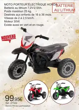 Autobacs Moto porteur'élécrique offre
