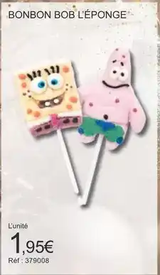 Autobacs Bonbon bob l'éponge offre