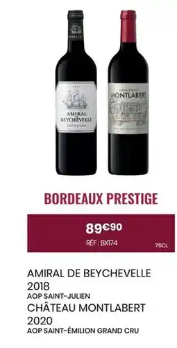Nicolas Château - bordeaux prestige offre