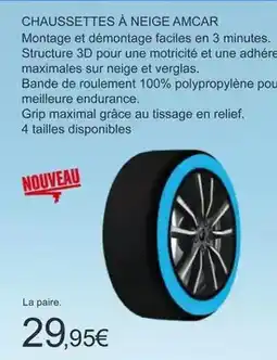 Autobacs Chaussettes à neige offre