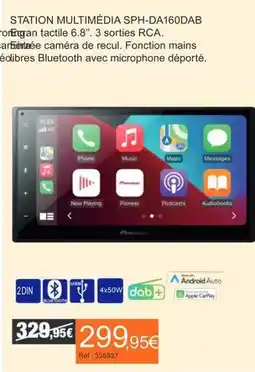 Autobacs Pioneer - monster d8 + armca7 offre