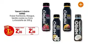Coccimarket Yaourt à boire hipro offre