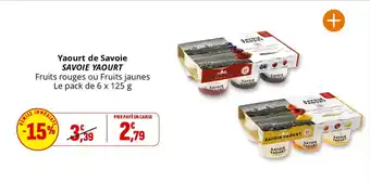 Coccimarket Yaourt de savoie savoie yaourt offre
