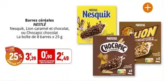 Coccimarket Barres céréales nestlé offre