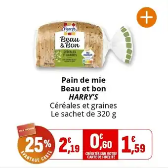 Coccimarket Pain de mie beau et bon harry's offre