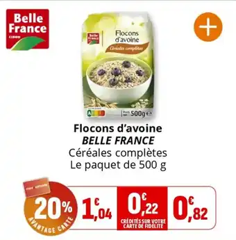 Coccimarket Flocons d'avoine belle france offre