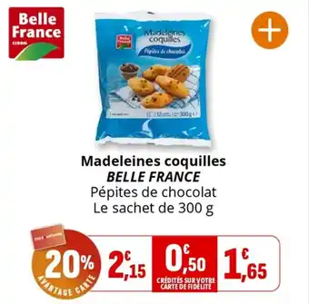 Coccimarket Madeleines coquilles belle france offre