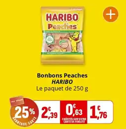 Coccimarket Bonbons peaches haribo offre