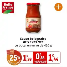 Coccimarket Sauce bolognaise belle france offre