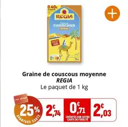 Coccimarket Graine de couscous moyenne regia offre