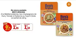 Coccimarket Riz micro-ondable ben's original offre