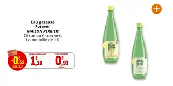 Coccimarket Eau gazeuse forever maison perrier offre