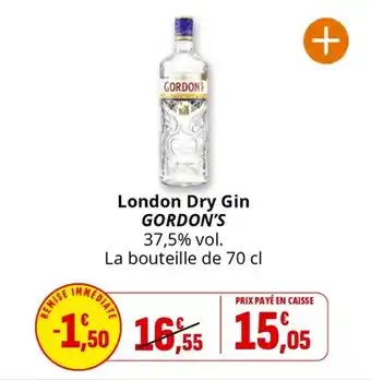 Coccimarket London dry gin gordon's offre