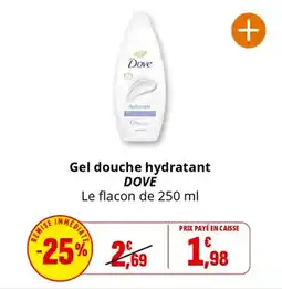 Coccimarket Gel douche hydratant dove offre