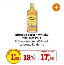 Coccimarket Blended scotch whisky william peel offre