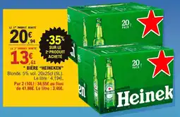 E.Leclerc Bière heineken offre