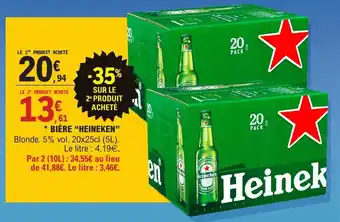 E.Leclerc Bière heineken offre