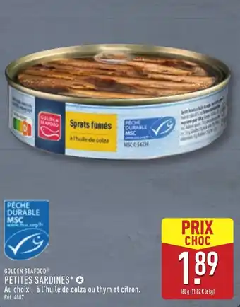 ALDI Petites sardines offre