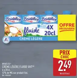 ALDI Crème légère fluide uht offre
