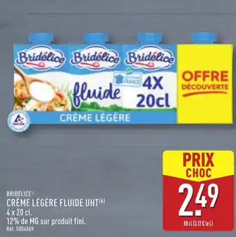 ALDI Crème légère fluide uht offre