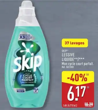 ALDI Skip lessive liquide offre