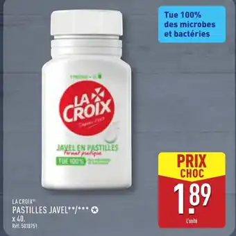 ALDI Pastilles javel offre