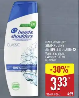 ALDI Head & shoulders shampooing antipelliculaire offre