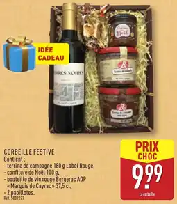 ALDI CORBEILLE FESTIVE offre